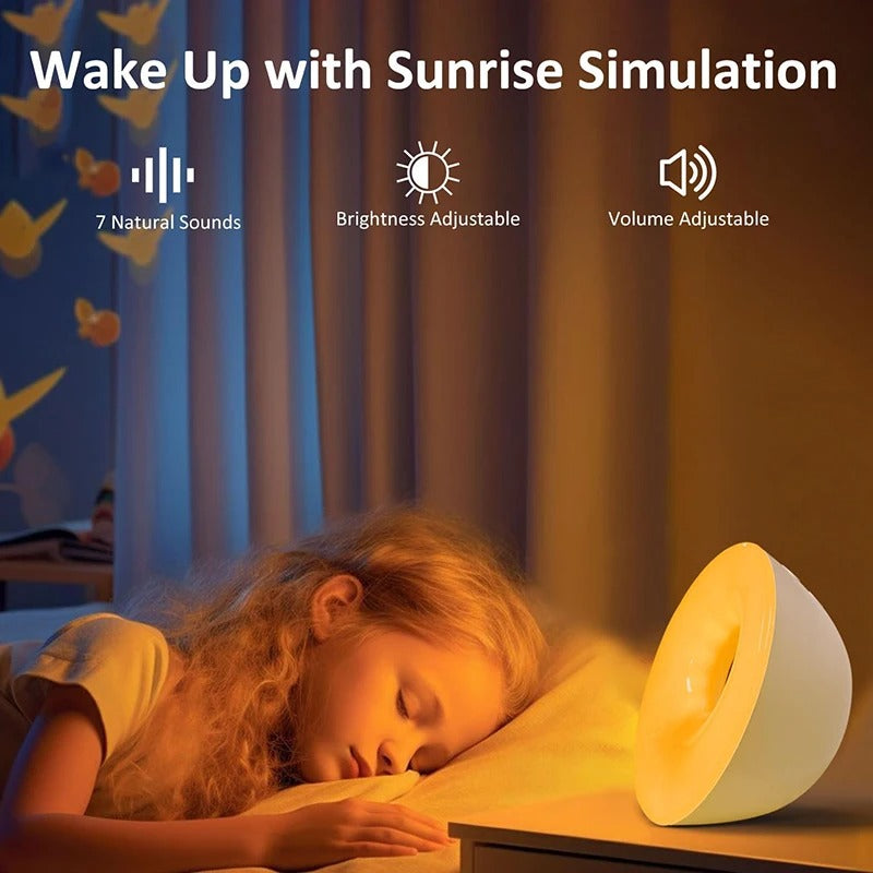 Bluetooth Speaker Wake Up Light Alarm Clock