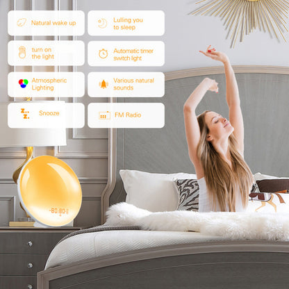 Smart Light Wake Up Alarm Clock