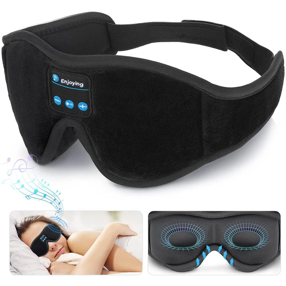 3D Eye Mask With Bluetooth Headphones.
