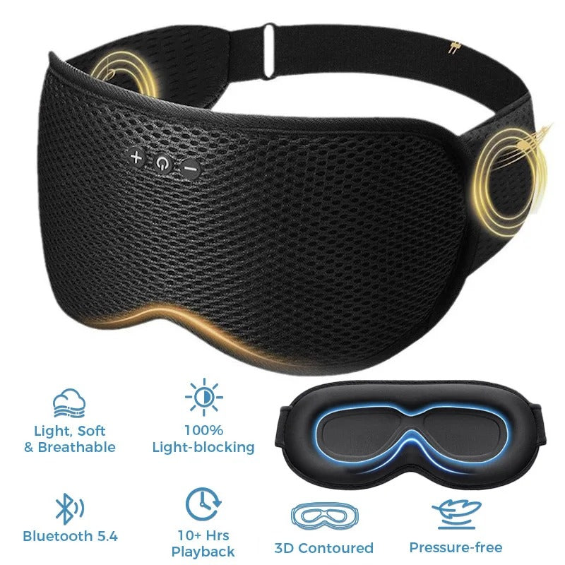 3D Eye Mask With Headphones