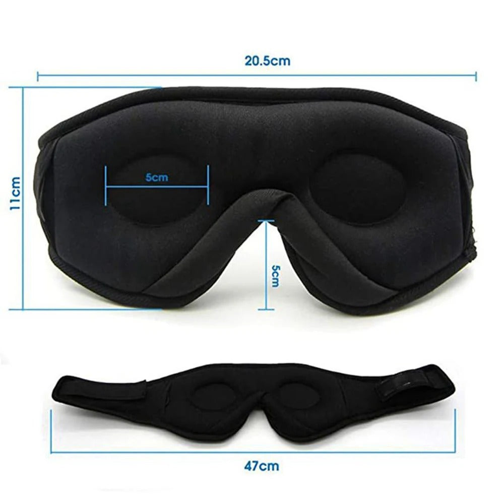 3D Eye Mask With Bluetooth Headphones.