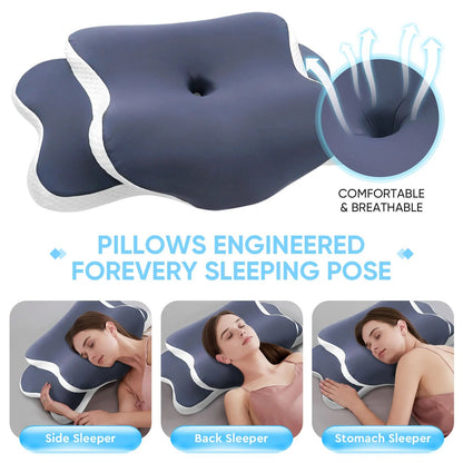 Premium Memory Foam Cervical Support Pillow