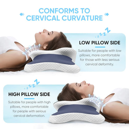Premium Memory Foam Cervical Support Pillow