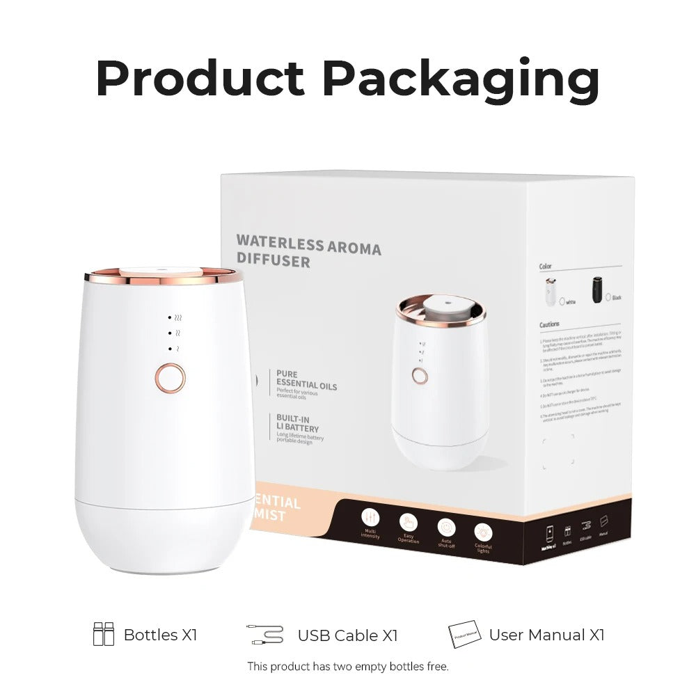 Waterless Essential Oils Aromatherapy Diffuser