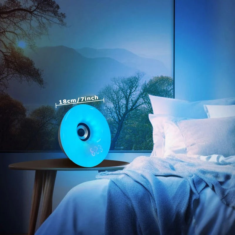 Bluetooth Speaker Wake Up Light Alarm Clock